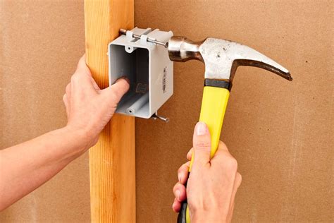 mounting electrical boxes to steel studs|putting electrical box existing drywall.